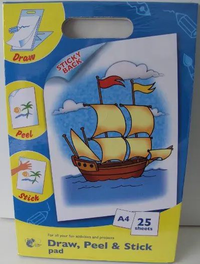 KINDER SCHETSBLOK FORMAAT 6 stuks A4 NIEUW