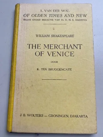 The merchant of Venice ,William Shakespeare