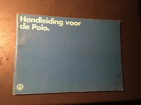Instructieboekje Volkswagen Polo 1978