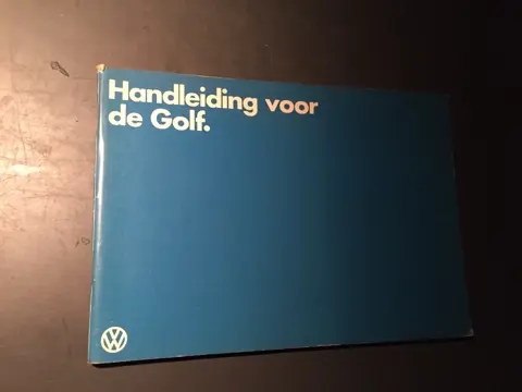 Instructieboekje Volkswagen  GOLF  1980