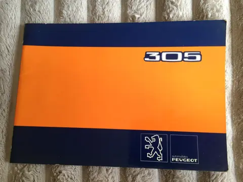 Instructieboekje  Peugeot  305