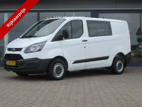 Ford Transit Custom 270 2.0 TDCI L1H1 Ambiente DC, Trekhaak / Leder / 2-Zitsbank / Nieuwe APK