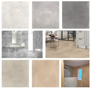 Flaminia space betonlook wandtegel vloertegel badkamertegels