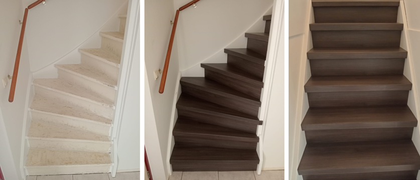 Traprenovatie met een enkele draai