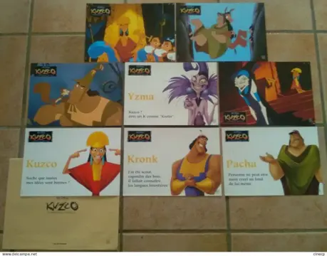 THE EMPEROR ' S NEW GROOVE lobbycard set.