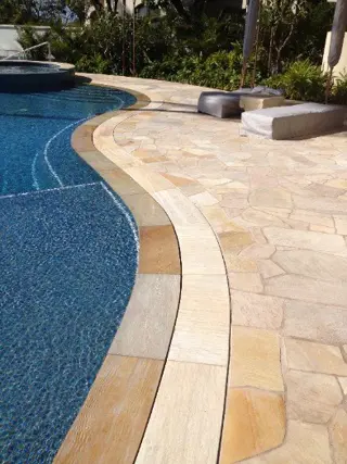 Brasil Gold Flagstone / breuksteen