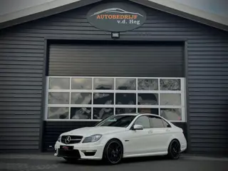 Mercedes-Benz C-klasse AMG c63 wit