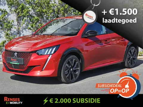 Peugeot e-208 EV GT 350 50 kWh - €2.000 milieusubsidie