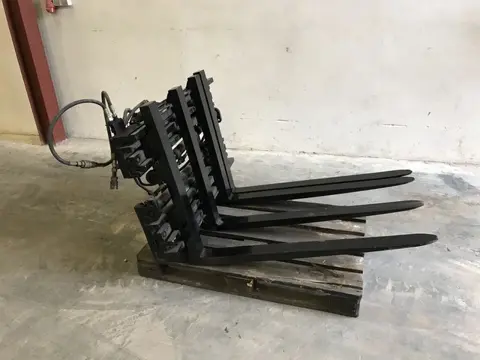 Dubbele vorkenspreider dubbele vorkenversteller