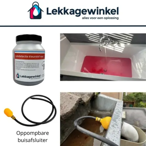 Zelf uw lekkage opsporen? Lekkagewinkel