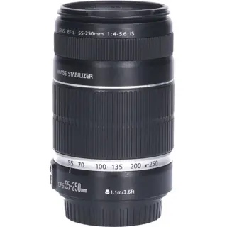 Tweedehands Canon EF-s 55-250mm f/4.0-5.6 IS CM3040