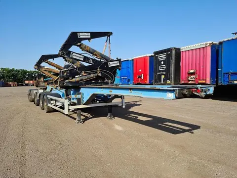 2009 HAMMAR 195D SIDELOADER 4 AXLE 2E TRAILER CONNECTION 36 TONS