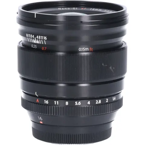 Tweedehands Fujifilm XF 16mm f/1.4 R WR - Zwart CM3050