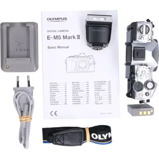 Tweedehands Olympus OM-D E-M5 Mark III Body Zilver CM2979