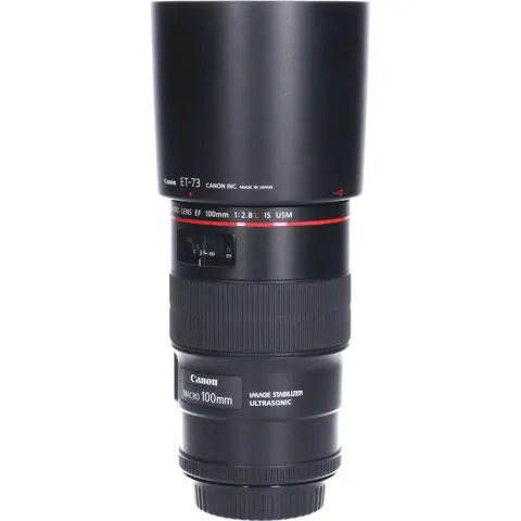 Tweedehands Canon EF 100mm f/2.8L IS Macro USM CM3054