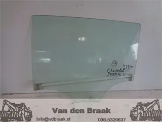 Chevrolet Spark 2010-2015 Portierruit links achter