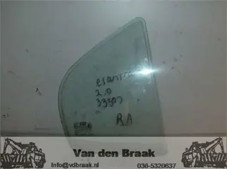 Hyundai Elantra Sedan 2000-2003 Driehoeksraam rechts achter