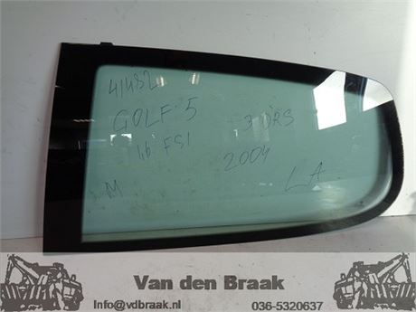 Volkswagen Golf 3 drs hb 2003-2008 Zijruit links achter