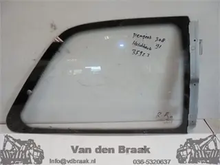 Peugeot 309 3 drs Hatchback 1989-1993 Zijruit rechts achter