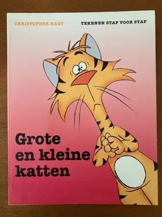 Grote en kleine katten tekenen stap voor stap - C. Hart