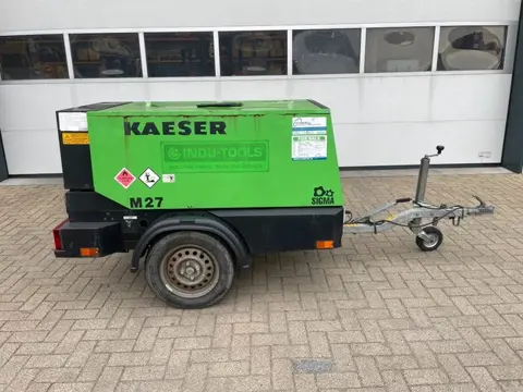 Kaeser M27 Kubota 2,7 m3 / min 7 Bar 18 kW Mobiele Silent Diesel Compressor