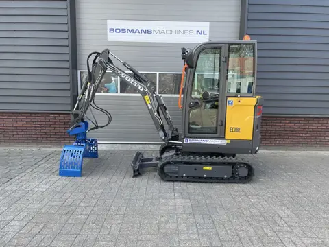 TE HUUR: Volvo EC18E minigraver 1800kg vanaf €62 per dag