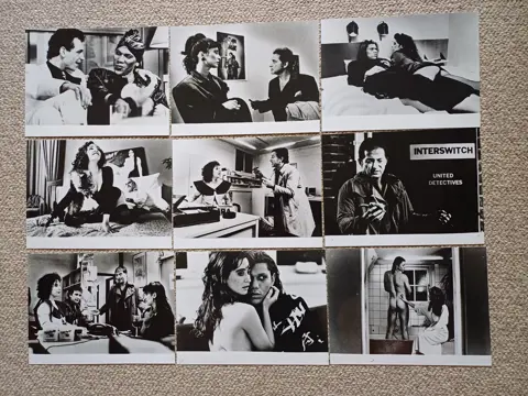 LOST   IN   AMSTERDAM     persfoto set  en  filmposter.