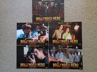 BOLLYWOOD HERO lobbycard set.