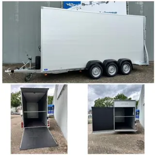 Sirius gesloten aanhangwagens Kargo met deur/klepsysteem