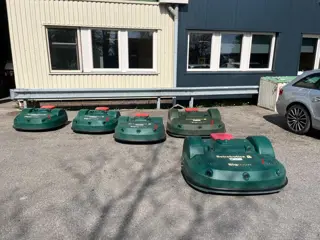 Gebruikte BELROBOTICS robotmaaiers met laadstation - USED BELROBOTICS - export - 20 ha