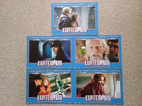 Kapitein  Rob  en het geheim van professor  Lupardi   lobbycard set.