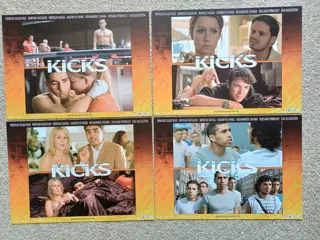 KICKS     lobbycard set.
