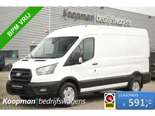 Ford Transit 350 2.0TDCI 130pk L2H2 Trend | Camera | Carplay/Android | Cruise | Lease 591,- p/m