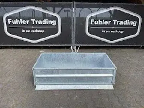 Transport / Grondbak met klep verzinkt 100-120-150 cm