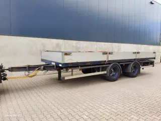 GS AN 2000 C | Middenasaanhanger | Open wipkar met zijborden