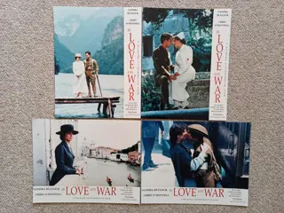 IN   LOVE   AND   WAR     lobbycard set.