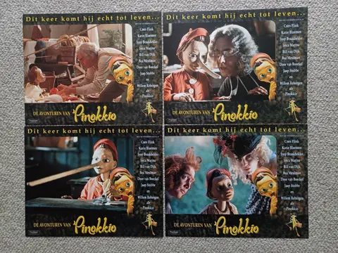 The Adventures of Pinocchio/PINOKKIO     lobbycard set.