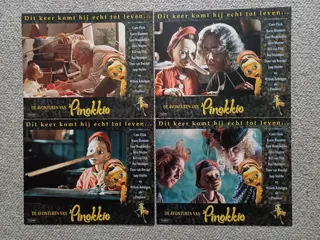 The Adventures of Pinocchio/PINOKKIO     lobbycard set.