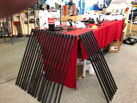 RS-carbon Bovensteel Equinox Minelab 600/800 Metaaldetector