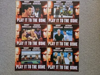 PLAY   IT   TO   THE   BONE     lobbycard set.