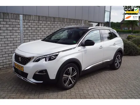 Peugeot 3008 1.6 PureTech GT Line Autom Half Leder Sportst Stoelverw Navi Camera Apple Carplay Clima