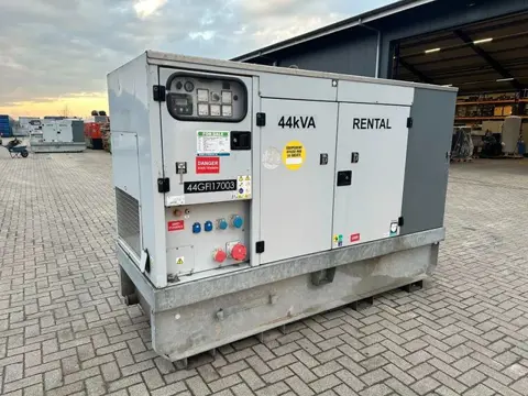 Europower EPUS44TDE Kubota Leroy Somer 44 kVA Supersilent Rental generatorset