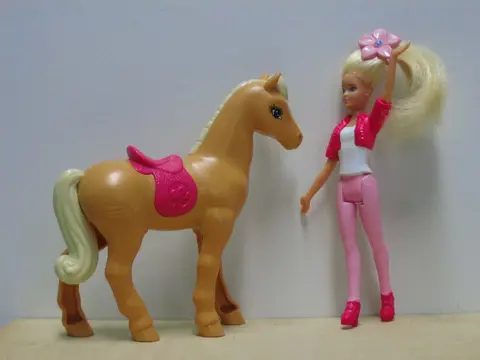 Life in the Dreamhouse Barbie + TAWNY horse [WKS52]