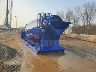12m3 stationaire betonmixer 4Rent (bj 2010)