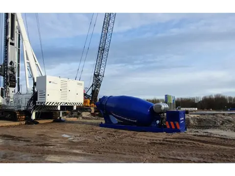 9m3 stationaire betonmixer 4Rent (bj 2022)
