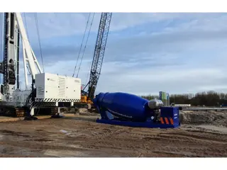 9m3 stationaire betonmixer 4Rent (bj 2022)