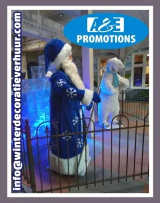 Verhuur sneeuw santa northpole aankleding utrecht