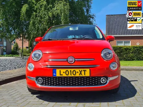 Fiat 500 C 0.9 TwinAir Lounge - Koraalrood