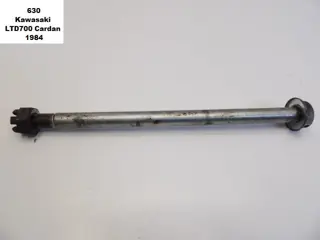 ACHTER AS Kawasaki LTD 700 1970 - 2012