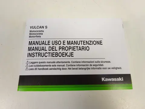 INSTRUCTIEBOEKJE Kawasaki 650 Vulcan S 2015 - 2019